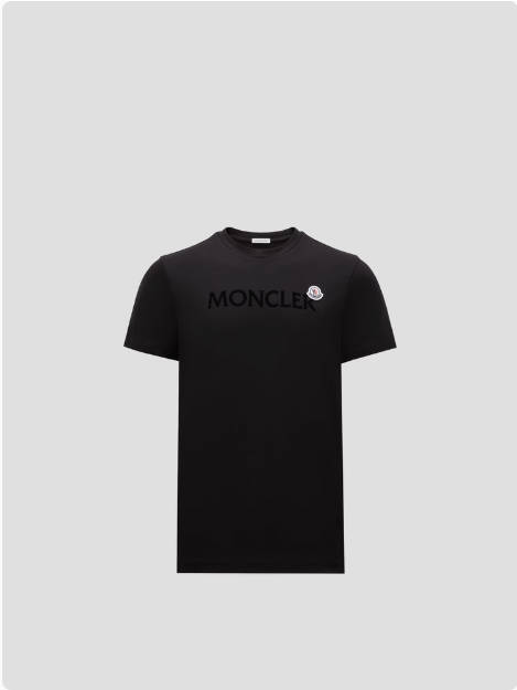 Moncler盟可睐 男士徽标圆领短袖T恤