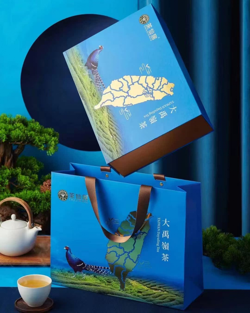 中国台湾原装大禹岭高山茶高冷茶高海拔乌龙茶300克礼盒装清香型