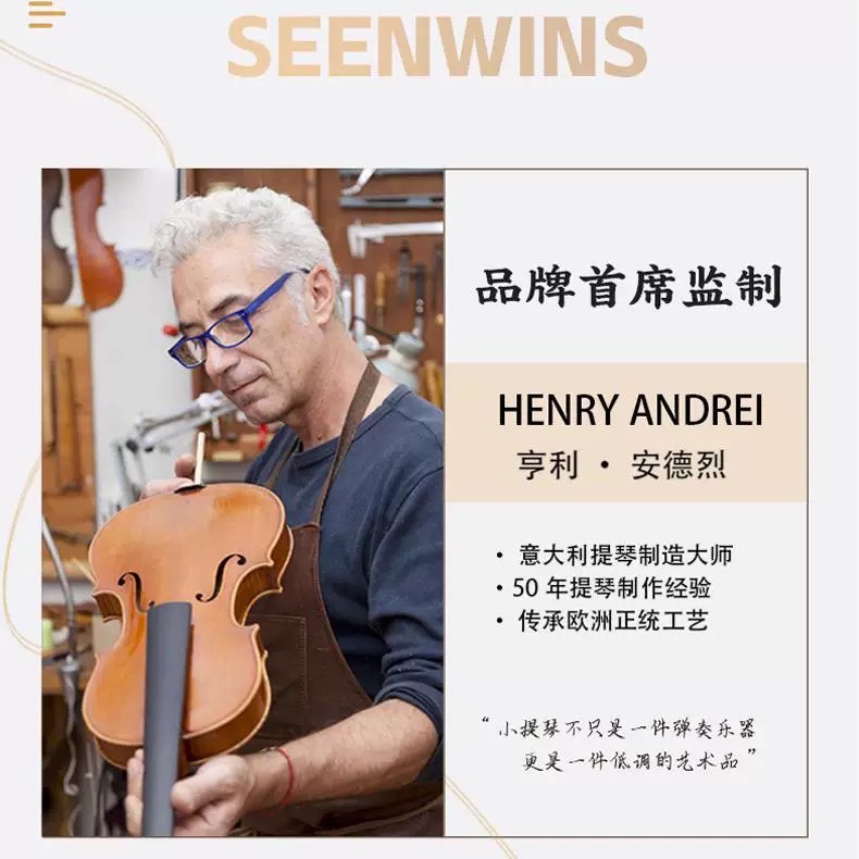 圣维斯sw022欧料纯手工小提琴演奏级音质独奏演出成人儿童考级