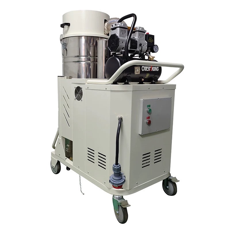 380V大型脉冲清灰工业用吸尘器7.5KW强力大功率工厂车间粉尘铁屑