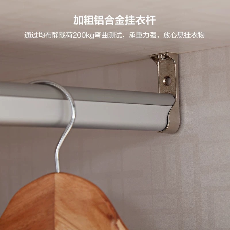 全友家居卧室家用出租房屋四门五门储物衣橱现代简约大衣柜