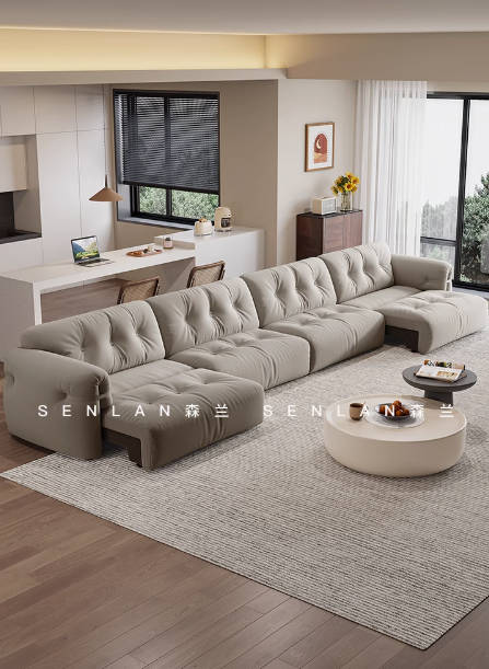 猫抓布奶油风折叠沙发床两用小户型网红款多功能直排双人伸缩变床