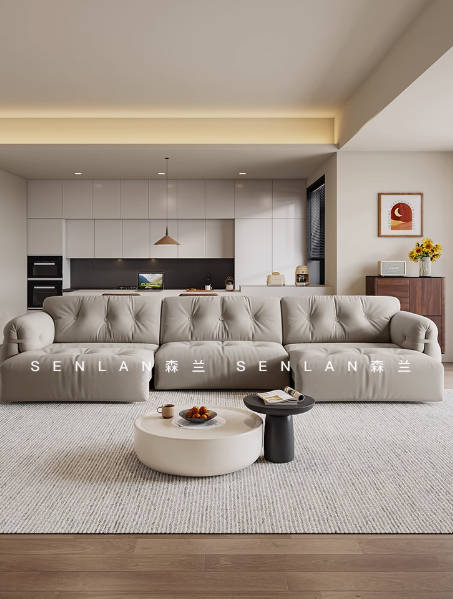 猫抓布奶油风折叠沙发床两用小户型网红款多功能直排双人伸缩变床