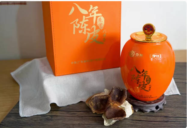 中茶正宗新会东甲陈皮八年陈 东甲陈皮代用茶 100g CP102