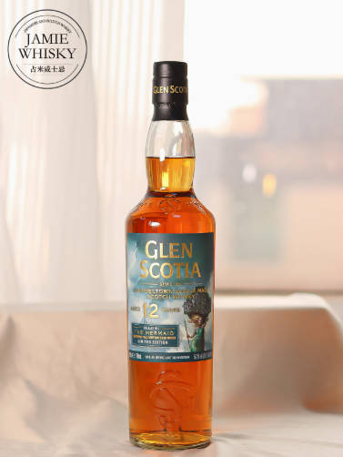 格兰帝12年PC雪莉桶美人鱼NO.1限量版54.1度坎贝尔镇700ml威士忌