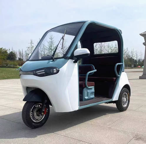 全封闭电动三轮车家用敞篷成人接送孩子女士代步老头乐小型电瓶车
