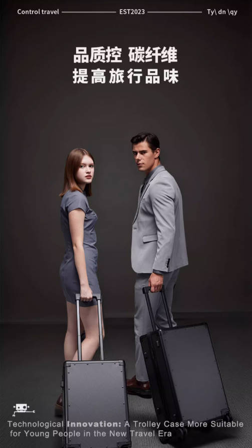 全碳纤维行李箱拉杆箱男旅行箱指纹商务出差登机箱皮箱子结实耐用