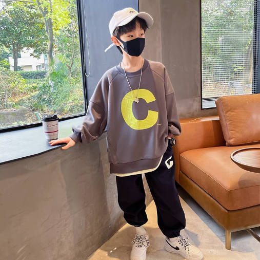 【CC家居控】男童春装运动套装春童装儿童衣服中大童男孩网红炸街