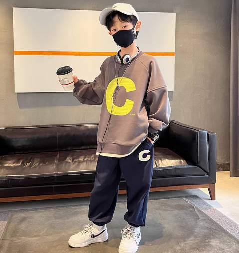 【CC家居控】男童春装运动套装春童装儿童衣服中大童男孩网红炸街