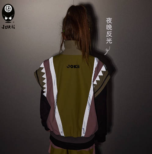 jokii潮牌童装『鲸鳞套装』男女童薄绒外套+长裤炸街春秋装