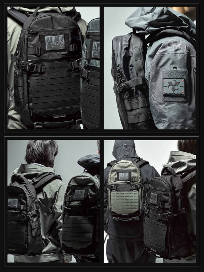 FOXBAT狐蝠工业 阵风 机能战术edc双肩背包通勤16寸电脑包男户外