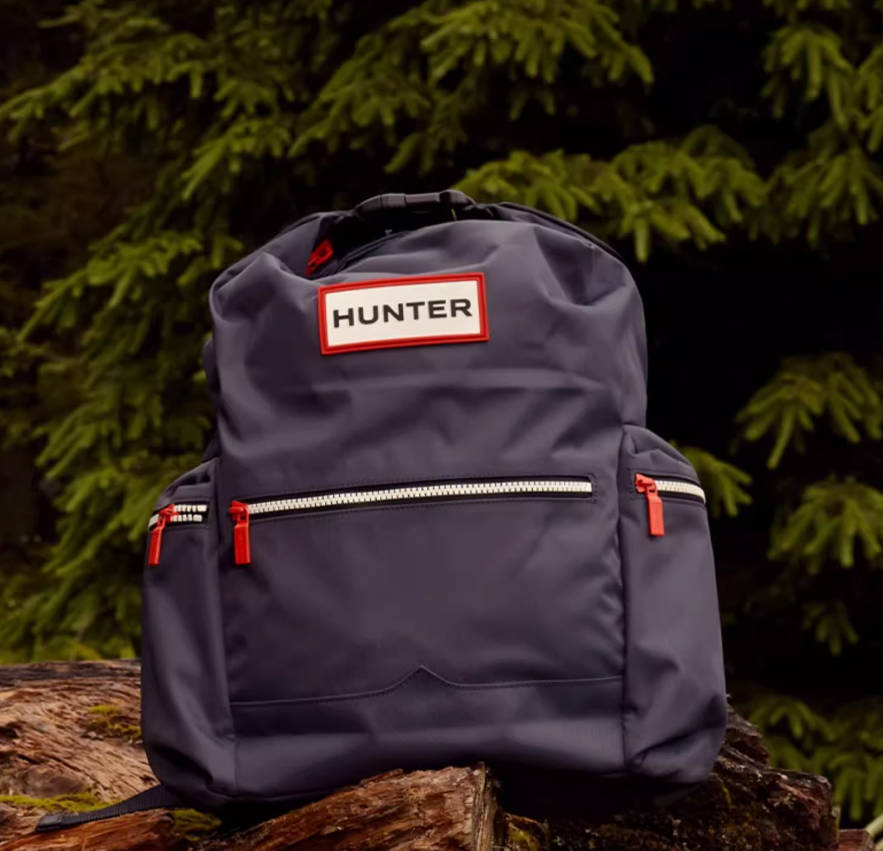 HUNTER情侣款尼龙防泼水徒步登山书包户外旅行双肩包背包大号