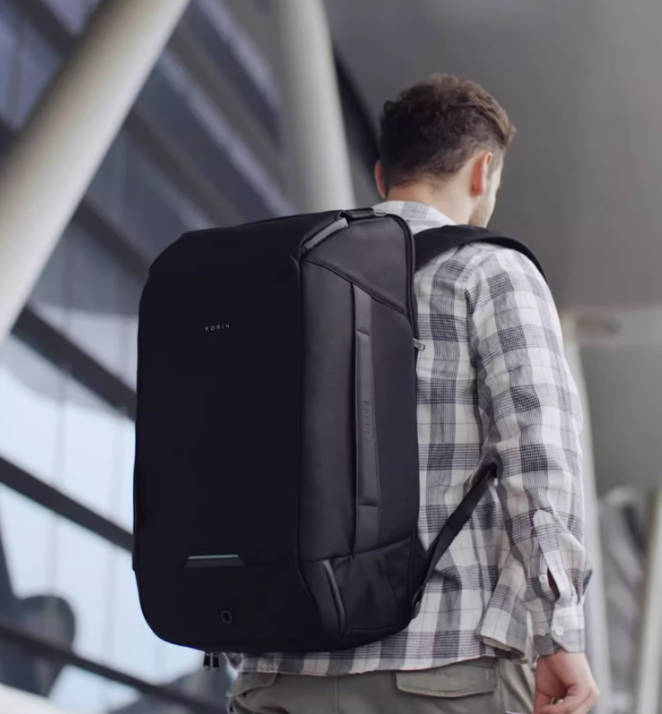 korin户外登山包大容量电脑旅行双肩包男士背包防水出差行李包袋