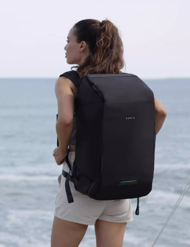 korin户外登山包大容量电脑旅行双肩包男士背包防水出差行李包袋