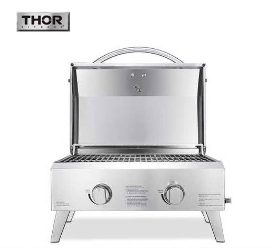 美国thorkitchen户外不锈钢车载家用便携燃气烤炉嵌入式gasgirll
