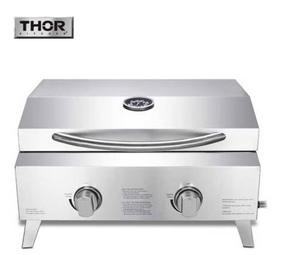 美国thorkitchen户外不锈钢车载家用便携燃气烤炉嵌入式gasgirll