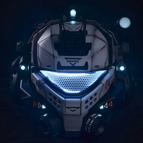 泰坦陨落COS脉冲刀11可开合铁驭头盔abs翻模注塑FPS周边游戏展品