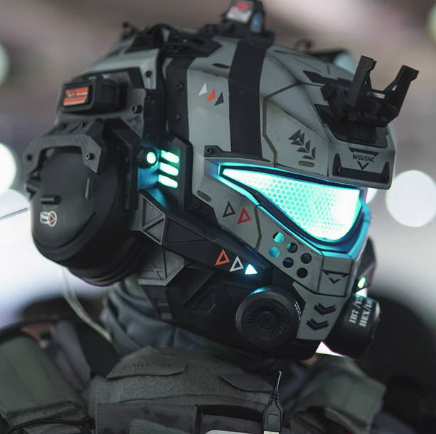 泰坦陨落COS脉冲刀11可开合铁驭头盔abs翻模注塑FPS周边游戏展品