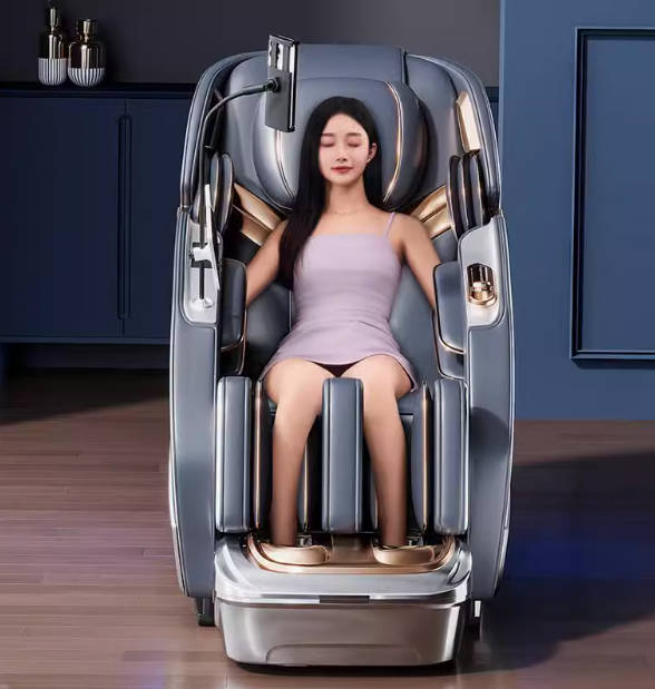 奥克斯4D(双击芯)新款按摩椅家用全身多功能太空舱全自动沙发椅