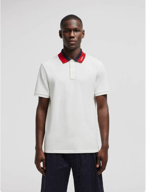 Moncler盟可睐 春夏新品 男士刺绣标识棉质珠地Polo衫