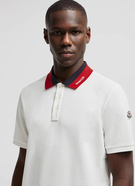 Moncler盟可睐 春夏新品 男士刺绣标识棉质珠地Polo衫