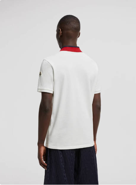 Moncler盟可睐 春夏新品 男士刺绣标识棉质珠地Polo衫