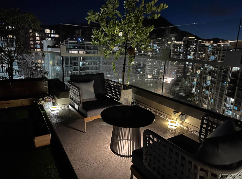 室外茶几灯太阳能桌子庭院灯户外灯防水别墅花园露台户外落地灯