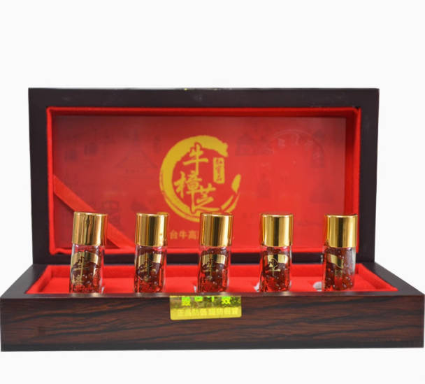 台湾牛樟芝红宝石5瓶高浓缩重症调理子实体纯椴木野生牛樟菇胶囊