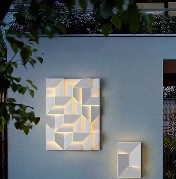 户外壁灯不锈钢防水防锈别墅庭院灯太阳能室外背景墙装饰氛围灯具