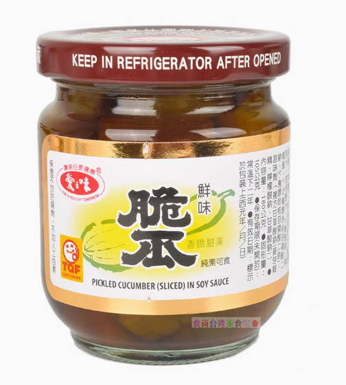 包邮 台湾进口酱菜爱之味土豆面筋鲜脆条瓜脆瓜玉笋菜心荫瓜