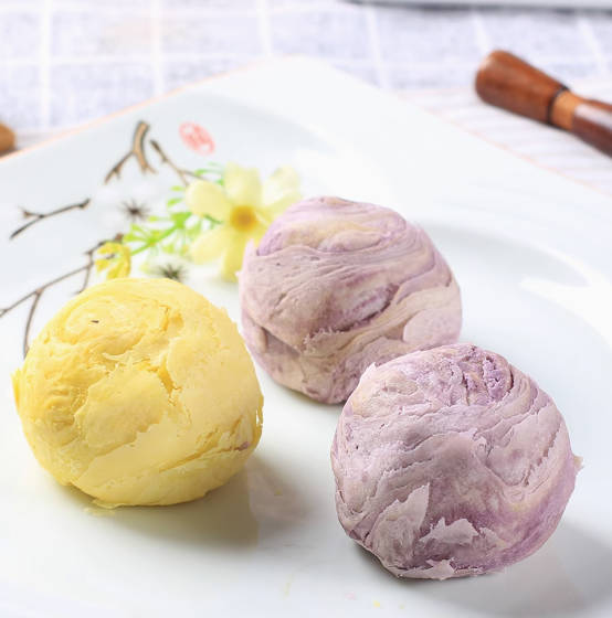 台湾特产糕点趸泰大甲芋头紫晶酥芋泥麻薯流心酥点心网红糕饼礼盒