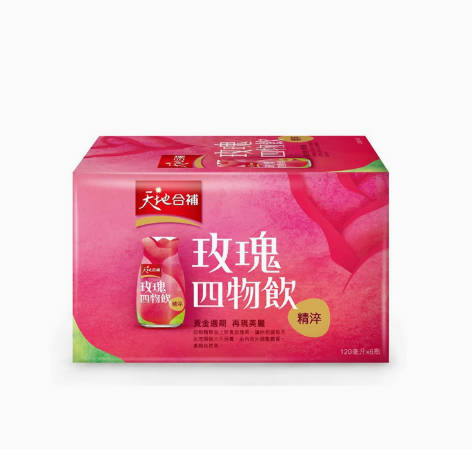 台湾采购天地合补精淬玫瑰四物饮120ml x 6入