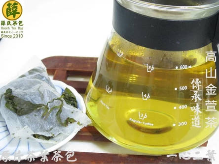 薛氏茶包 可冷热冲泡 上班旅行 高山金萱茶 手采茶叶 400入 20袋 再赠送4袋大麦茶包 工厂直营